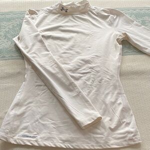 Under Armour Women's Off-White Long Sleeve Tee